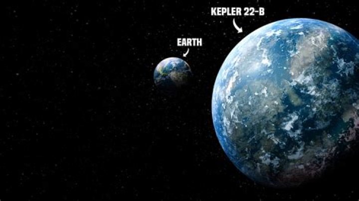 What is the surface temperature of Kepler-22b?