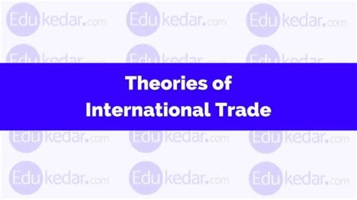 What is the term of international trade?
