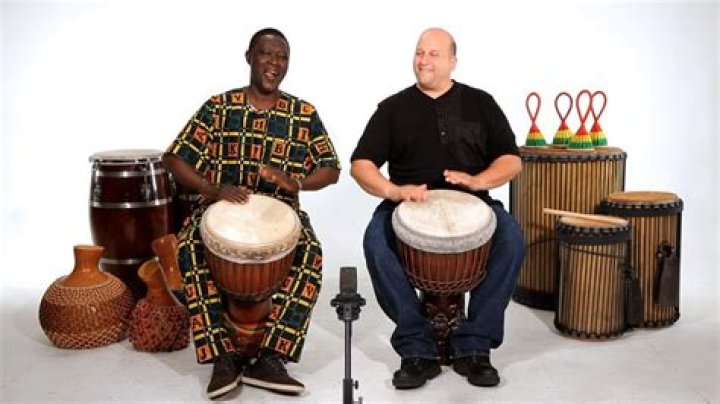 What is the top of djembe made of?
