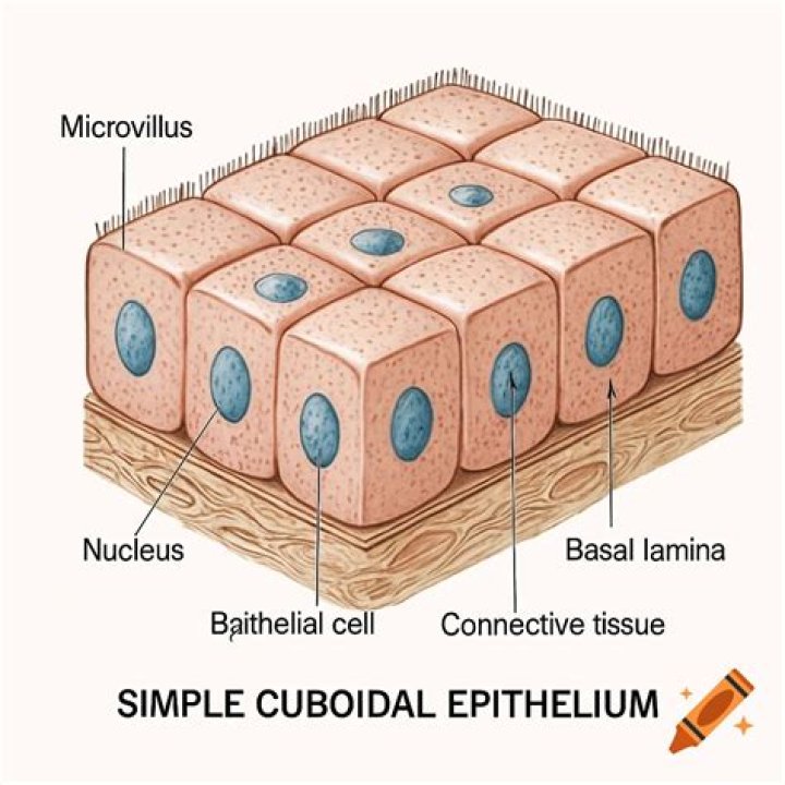 What is the total magnification of simple cuboidal epithelium?