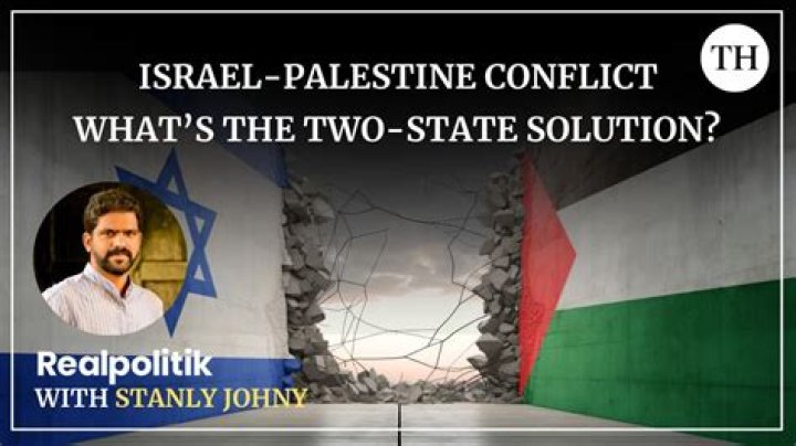 What is the two state solution with respect to Israel and Palestine?