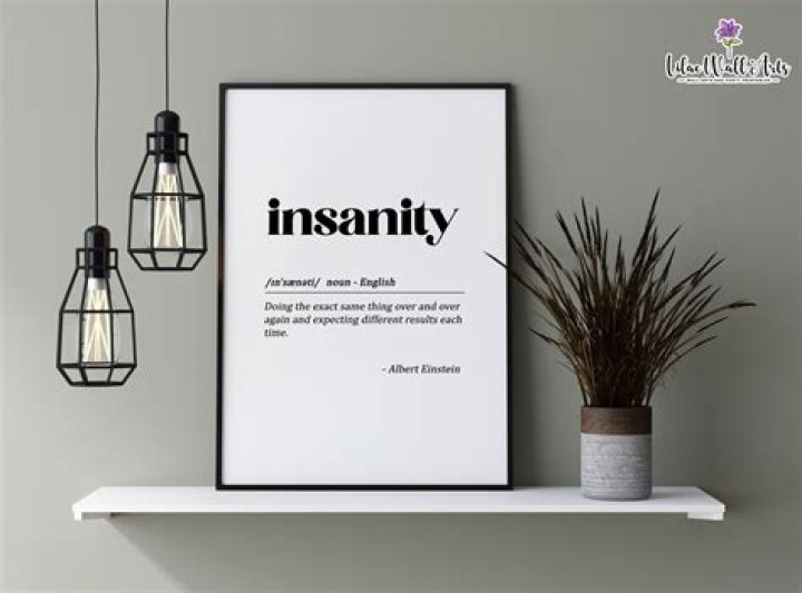 What is the Urban Dictionary definition of insanity?