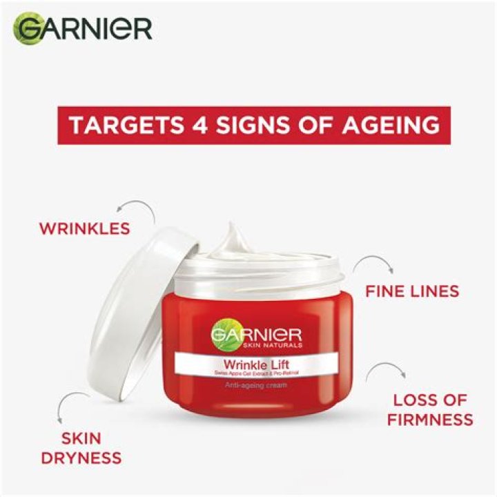 What is the use of Garnier Wrinkle Lift Anti Ageing cream?