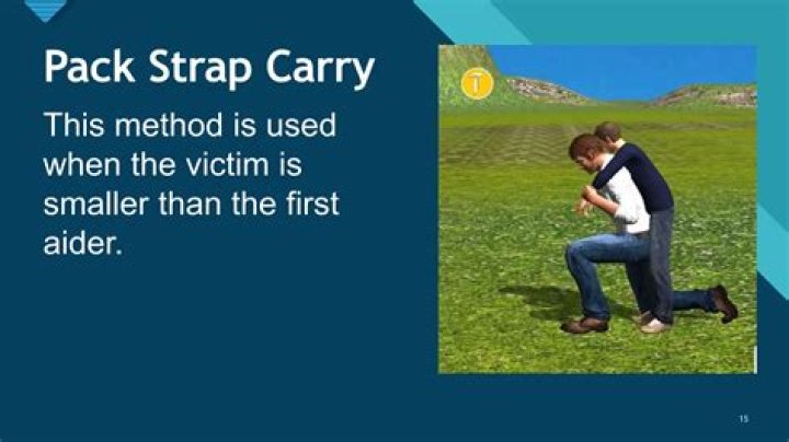 What is the use of pack-strap carry?