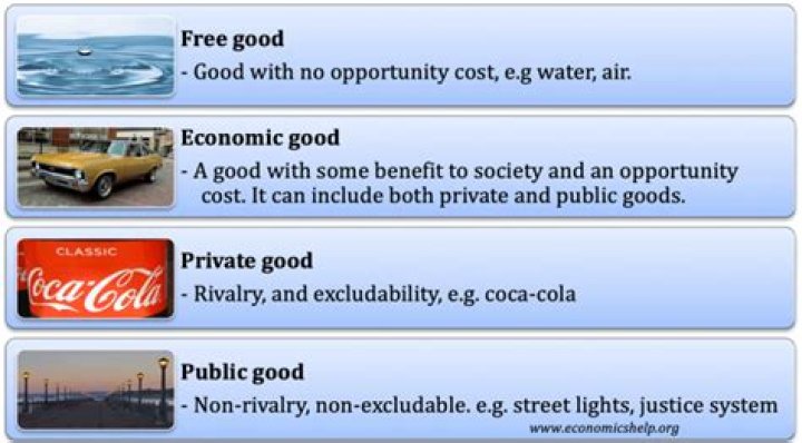 What is the value of an economic good?
