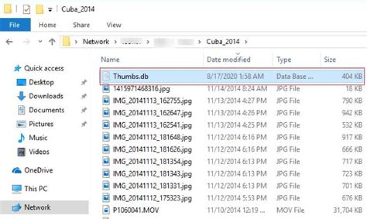 What is thumbs db and why can I delete it?