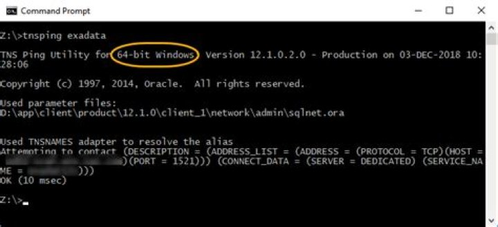 What is tnsping in Oracle?