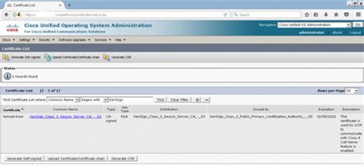 What is VeriSign Class 3 Secure Server CA G3?