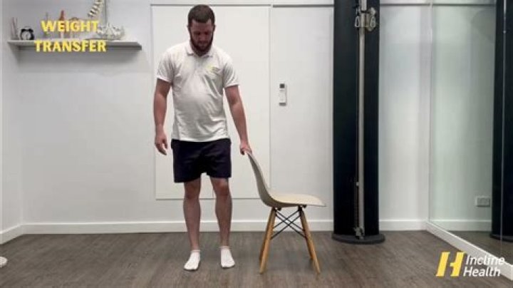What is weight transfer exercise?