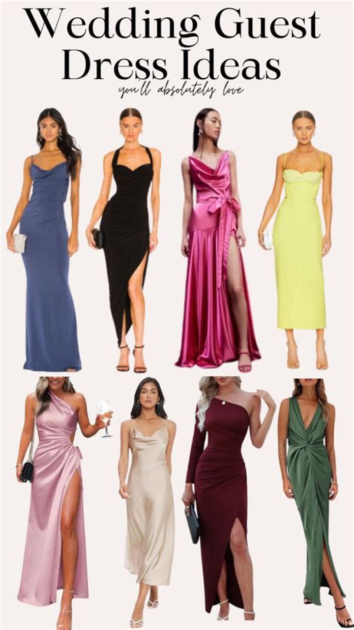 What kind of dresses do they wear in a party?