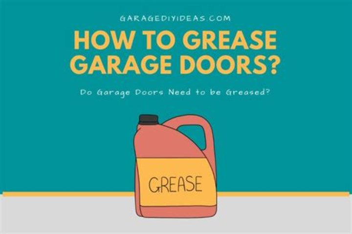 What kind of grease do you use to grease a garage door?
