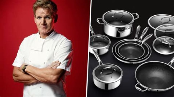 What kind of pots and pans does Gordon Ramsay use?