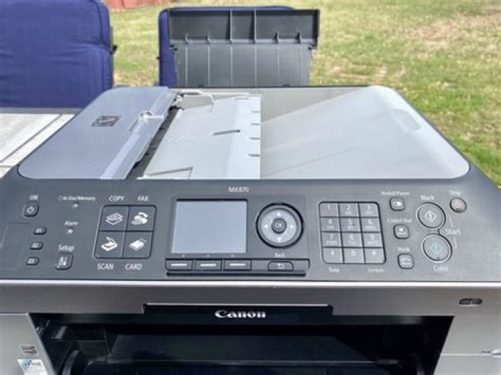 What kind of printer is a Canon MX870?