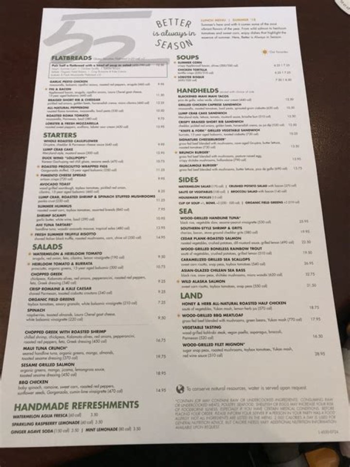 What kind of restaurant is Seasons 52?