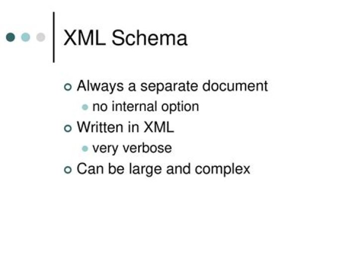 What language are XML schemas written in?