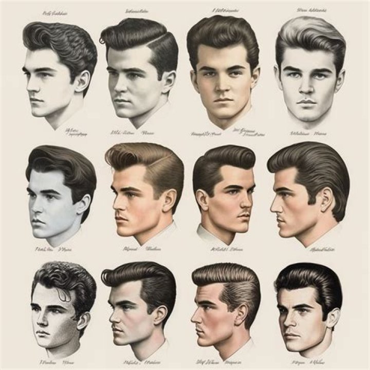 What men hairstyles were popular in the 1960s?