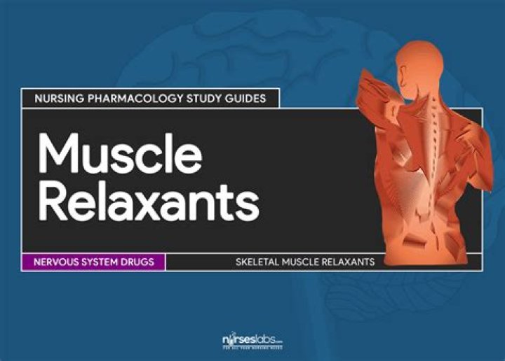 What muscle relaxants are used for back pain?
