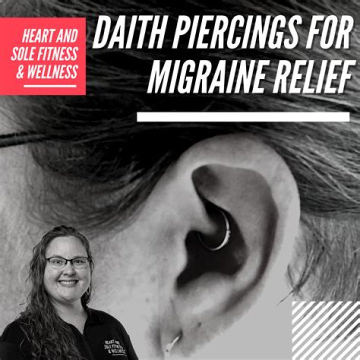 What piercing is supposed to help with migraines?