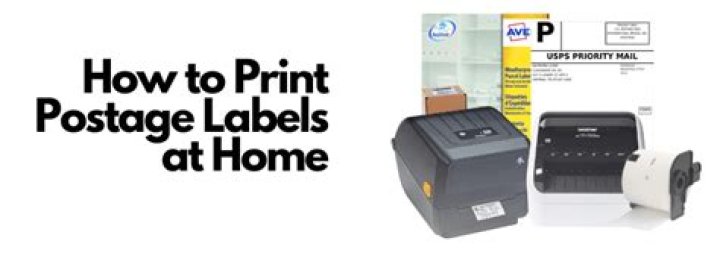 What printer is best for printing postage labels?