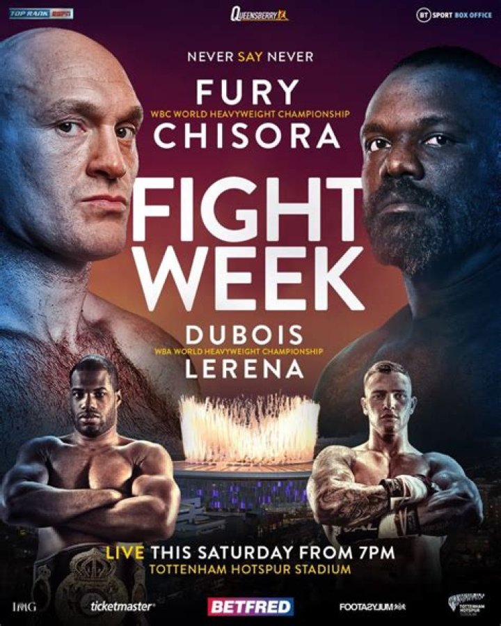 What radio station is Chisora fight on?