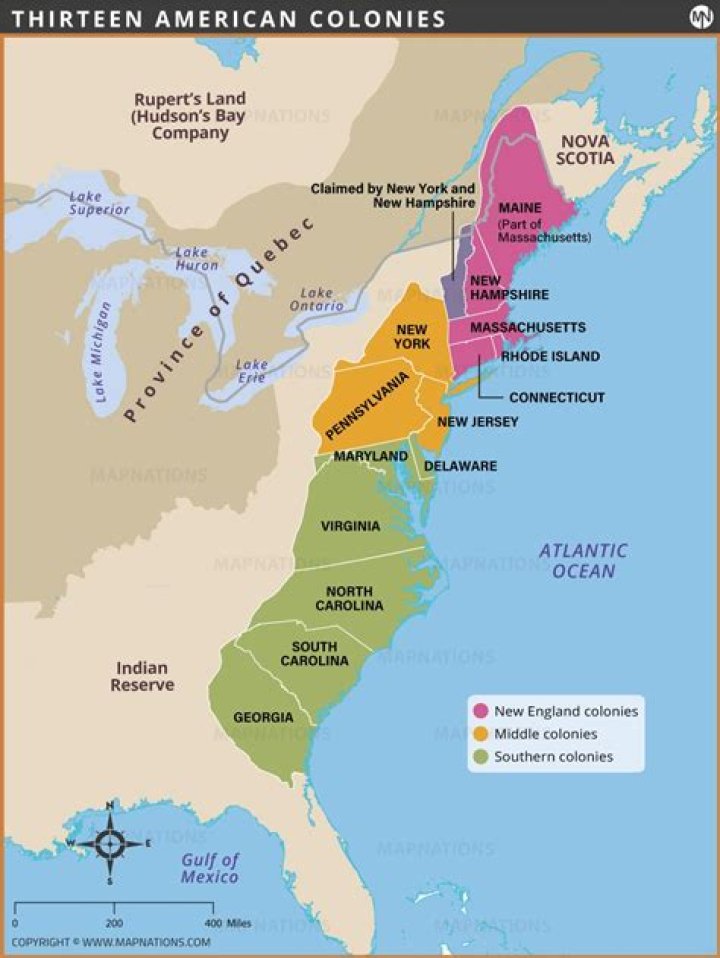 What reasons were the 13 colonies established?