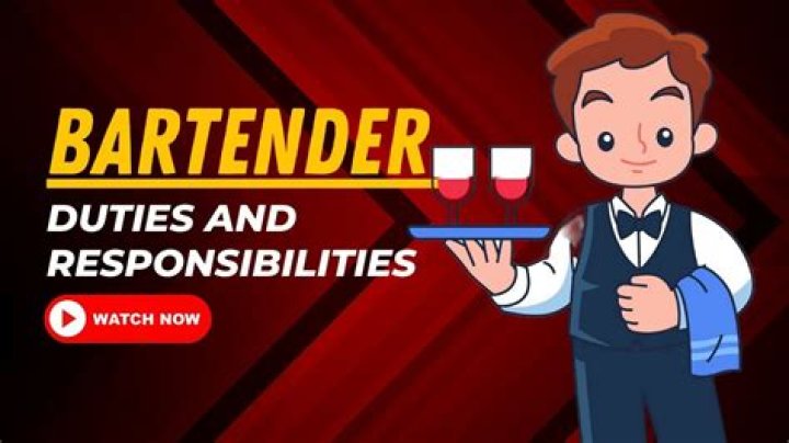 What responsibilities does a bartender and server have?