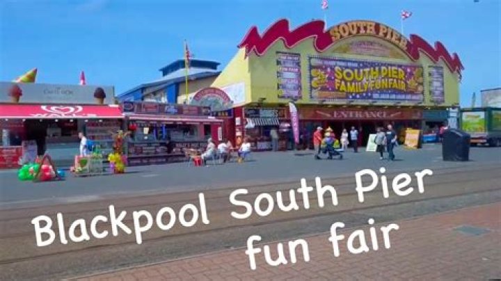 What rides are on the South Pier Blackpool?