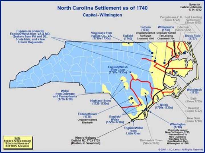 What Scottish clans settled in North Carolina?