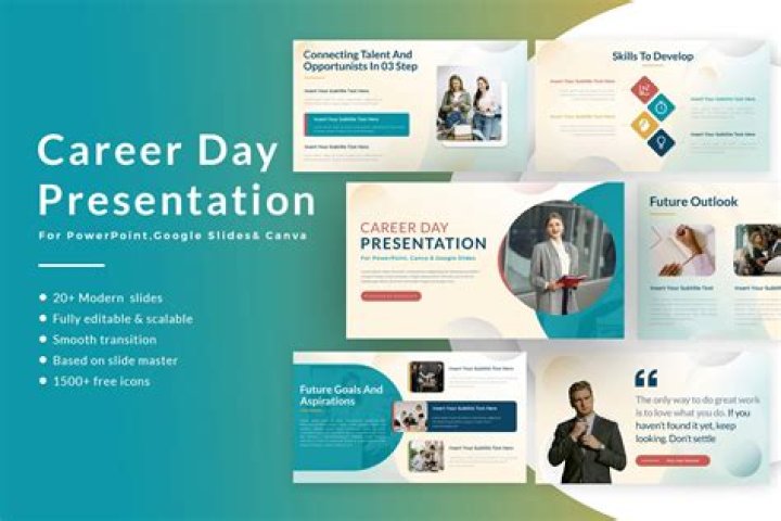 What should be in a career day presentation?