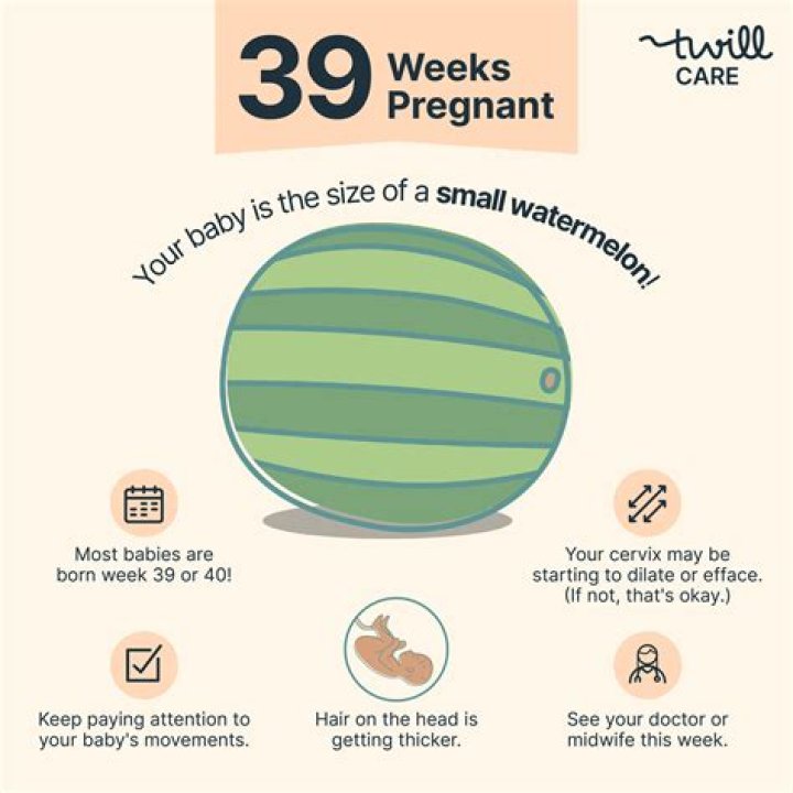 What should I be feeling at 39 weeks pregnant?