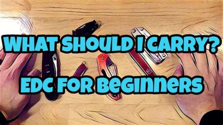 What should I carry for EDC?