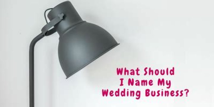 What should I name my wedding business?