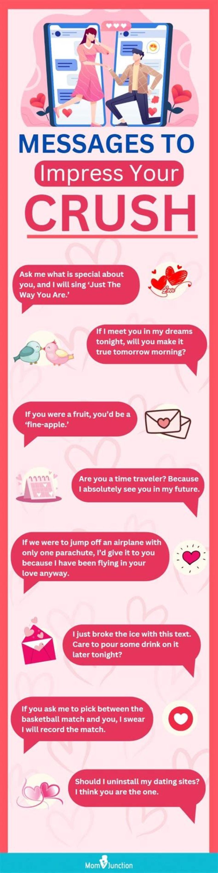 What should I say to my crush over text?