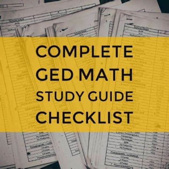 What should I study for the GED math test?
