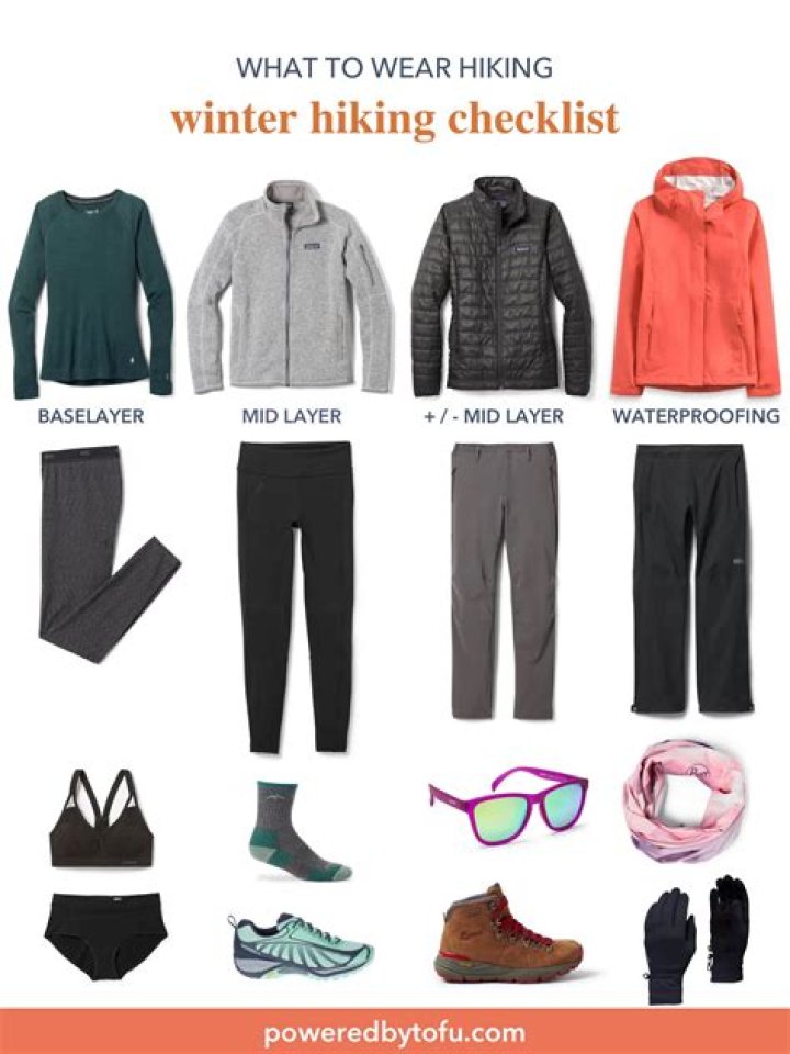 What should I wear for winter walking?