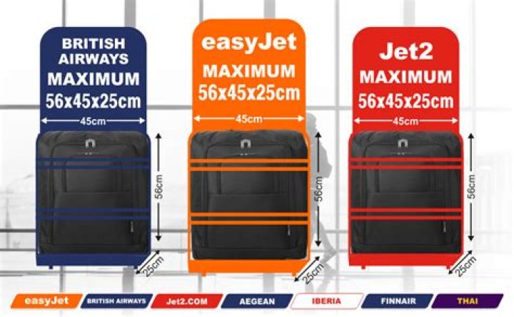 What size bag is 56x45x25cm?