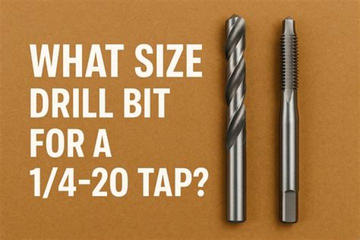 What size drill bit do I use for a 1/4 20 tap?