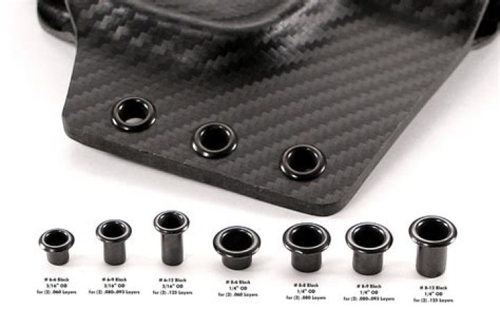 What size eyelets for kydex?