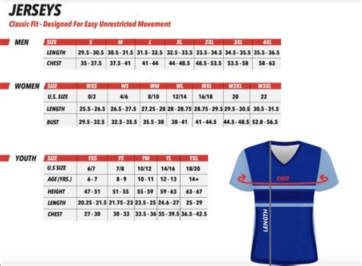 What size is 44 in football jerseys?