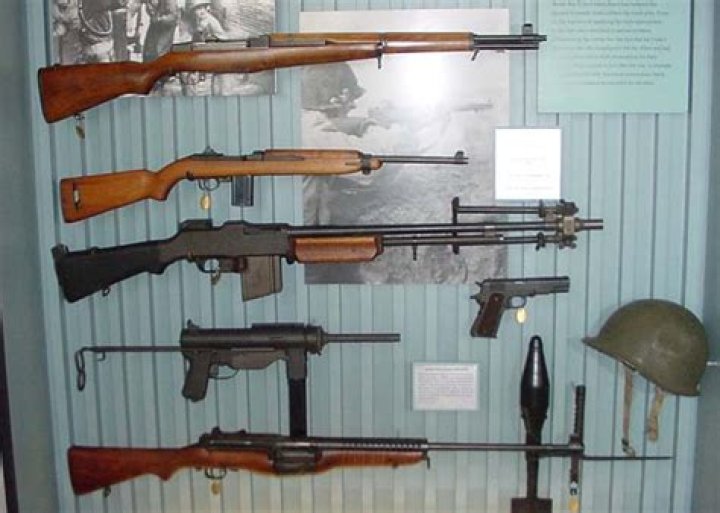 What small arms were used in WW2?