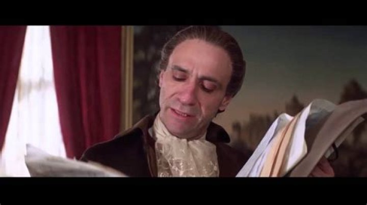 What song does Salieri describe in Amadeus?