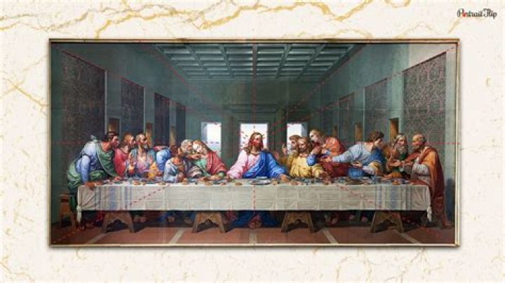 What song is in the Last Supper painting?