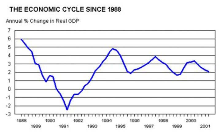 What spurred the economy of the 1990s?