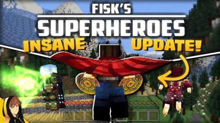 What superhero mod is in insane craft?