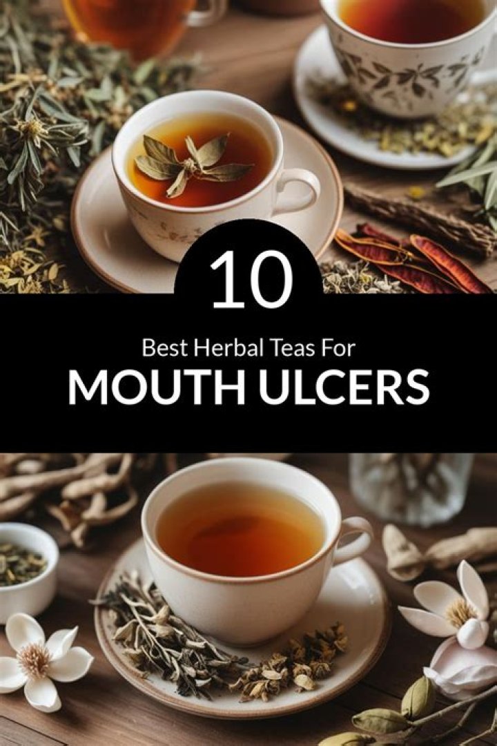 What tea is good for mouth ulcers?