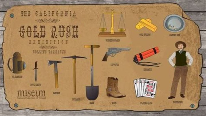 What tools did they use to find gold in the Gold Rush?