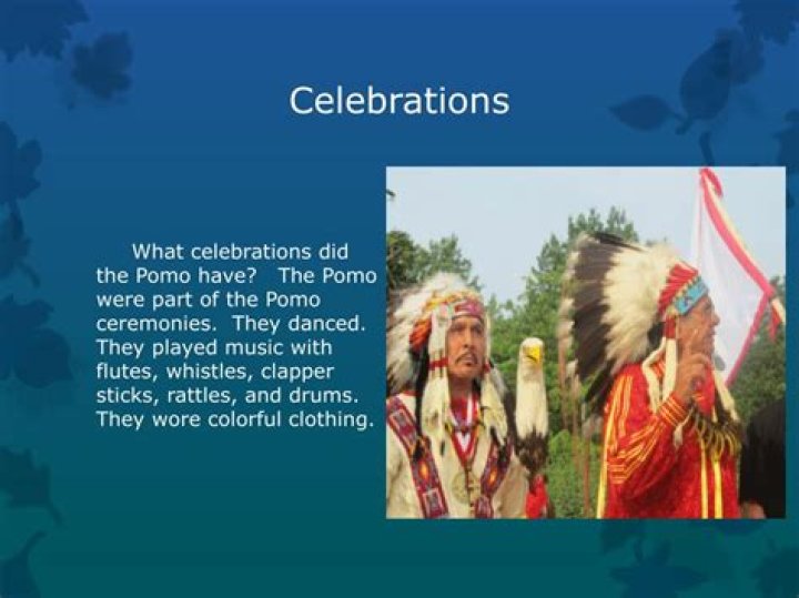 What traditions did the Pomo tribe have?