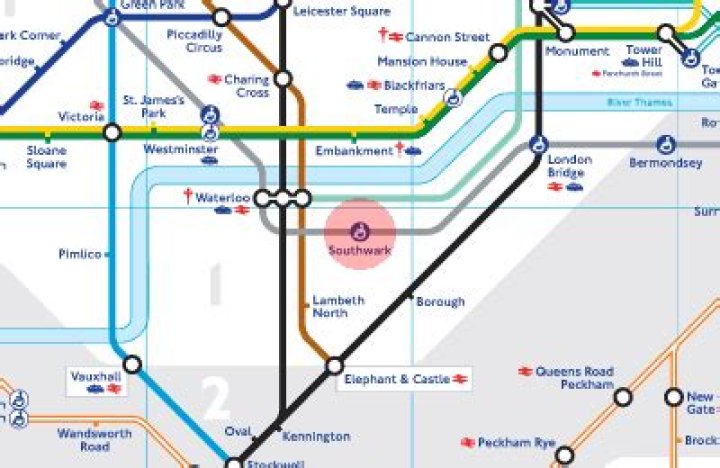 What Tube line is Southwark on?