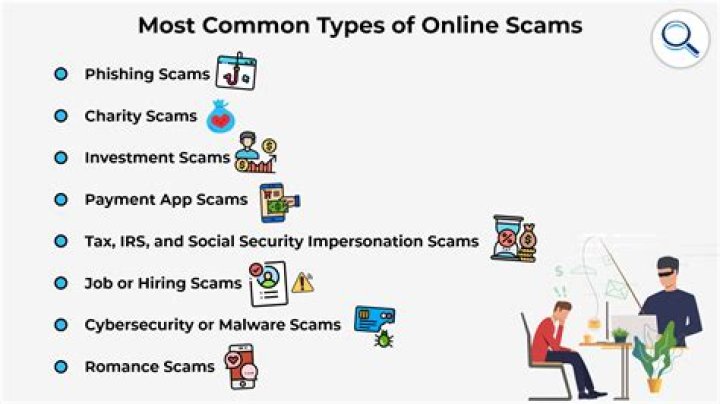 What types of Internet frauds are most common?