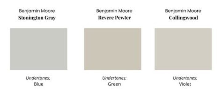 What undertones does Benjamin Moore light pewter have?
